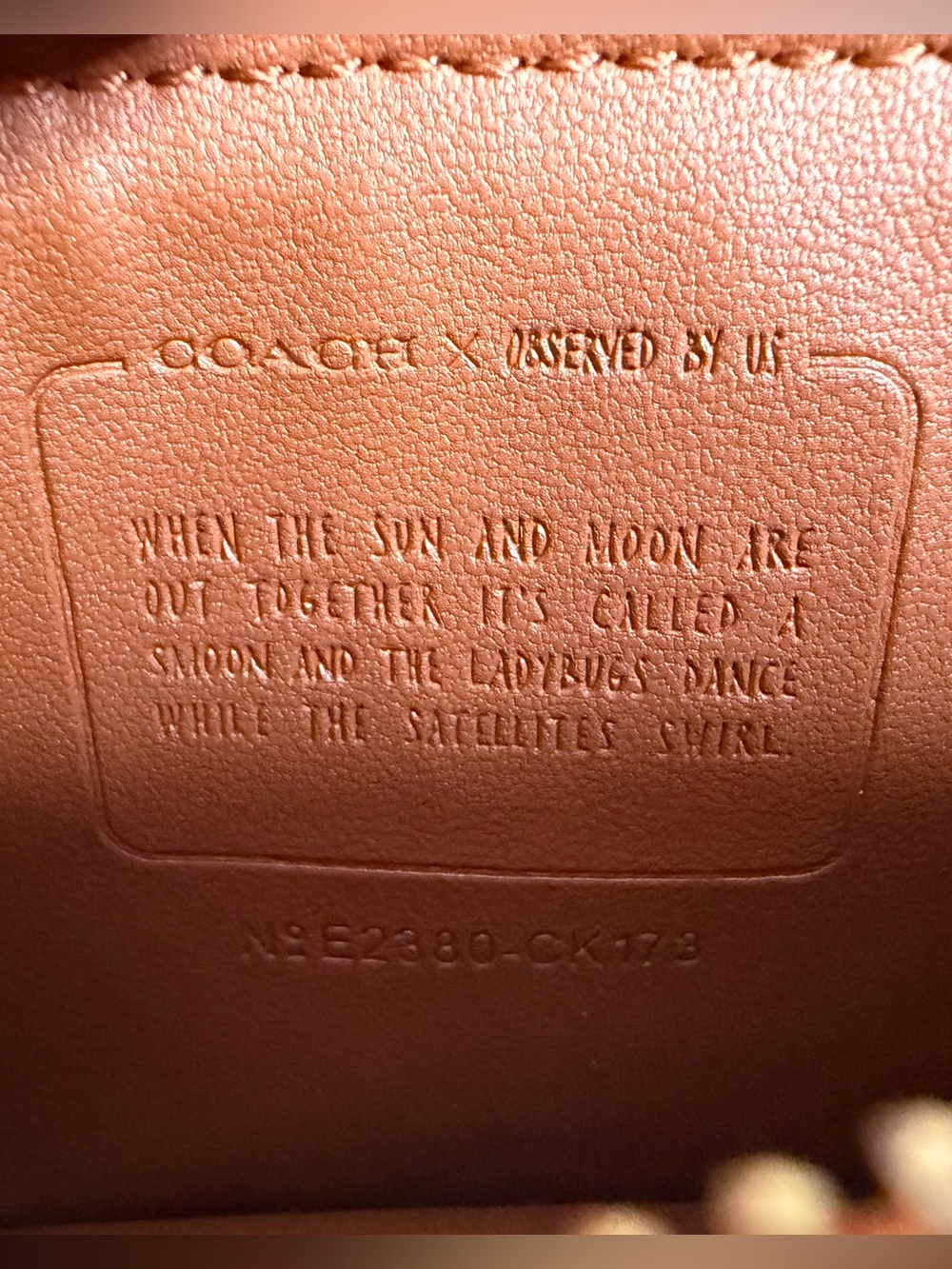EUC Coach x Observed by Us Rocket Zip Card Case Leather CK173 VHTF Rare - Picture 4 of 5